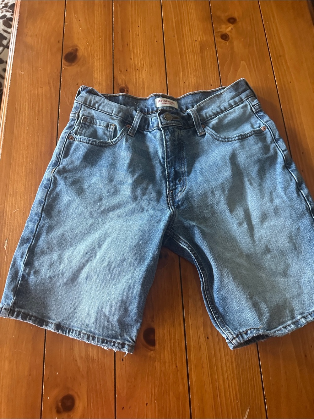 Levi's Light Blue Men's Denim Cutoff Shorts